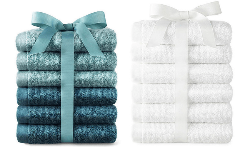 JCPenney 6Piece Washcloth Set Only 2.52