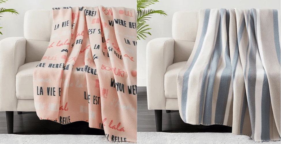 Macy's Fleece Throws Just 5.93 (5 Designs), Reg. 20