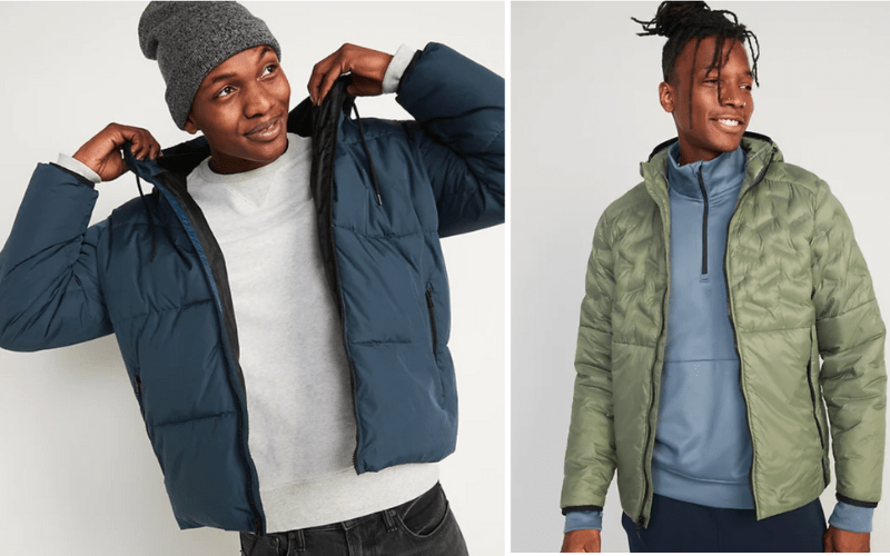 Old Navy Puffer Coats Girls for 12, Women's & Men's for 20 *Today