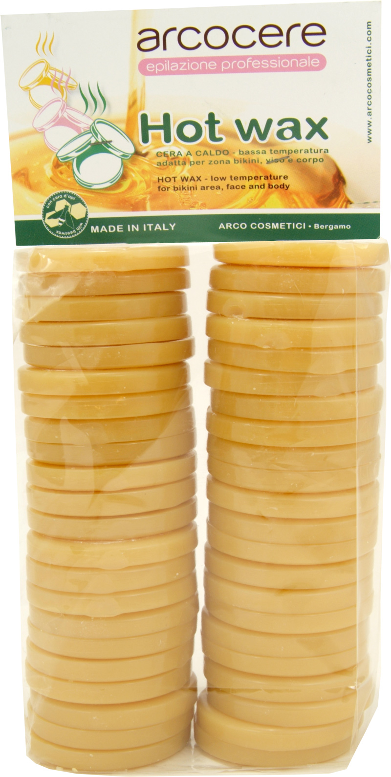 wosk twardy, Arco, włoski twardy wosk w tabletkach, wosk do depilacji 1000g