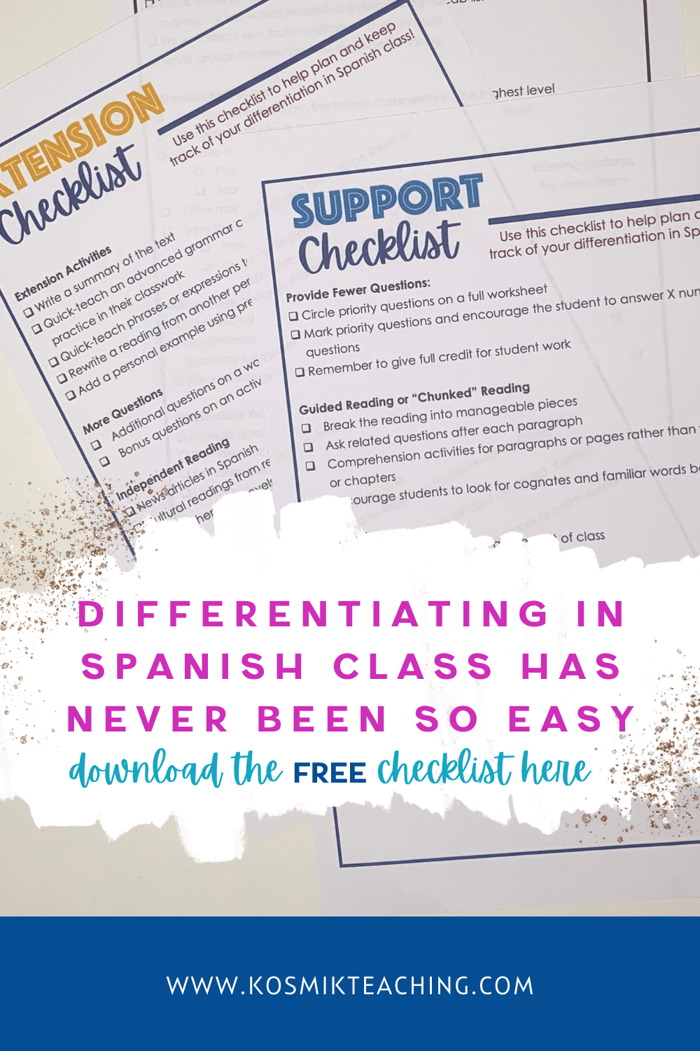 Invest Students in Spanish Class Kosmik Teaching