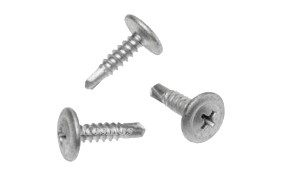 វីសដែកអ៊ីណុកក្បាលឆ័ត្រ VITDDU ប្រើសម្រាប់ដាក់ដែកអ៊ីណុក និងធ្នឹមដែក