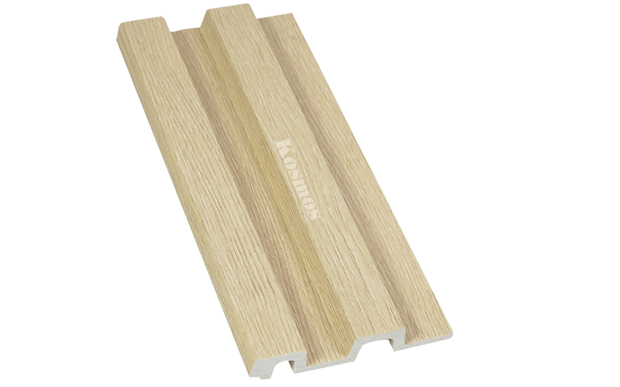 Tấm lam sóng Hàn Quốc L02121 từ nhựa PS giả gỗ 2024