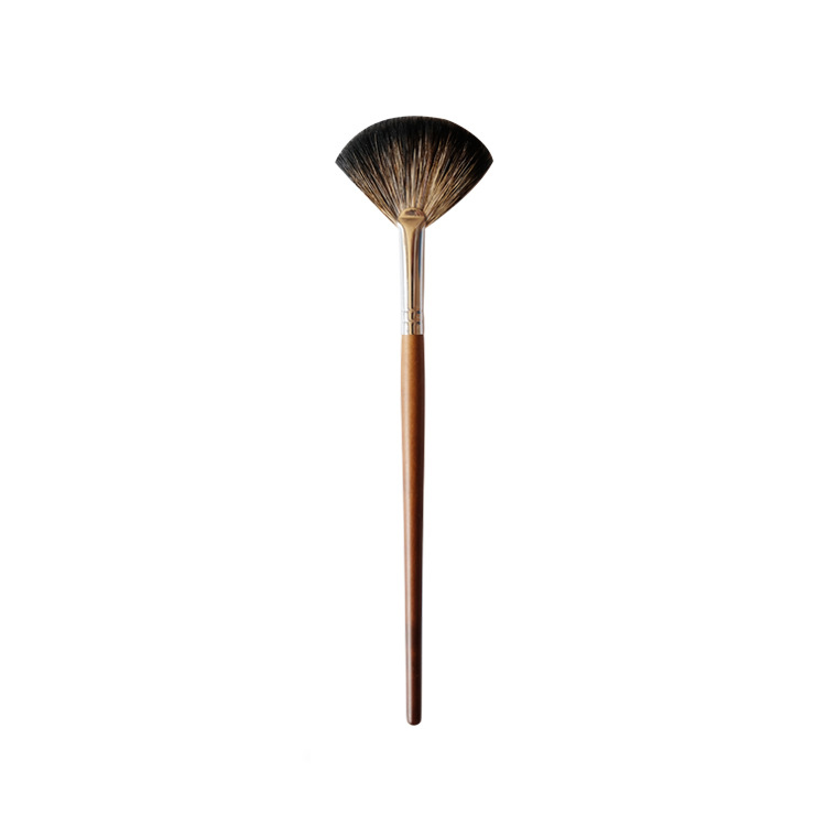 K2112 Small Fan Powder Brush private label makeup brushes custom