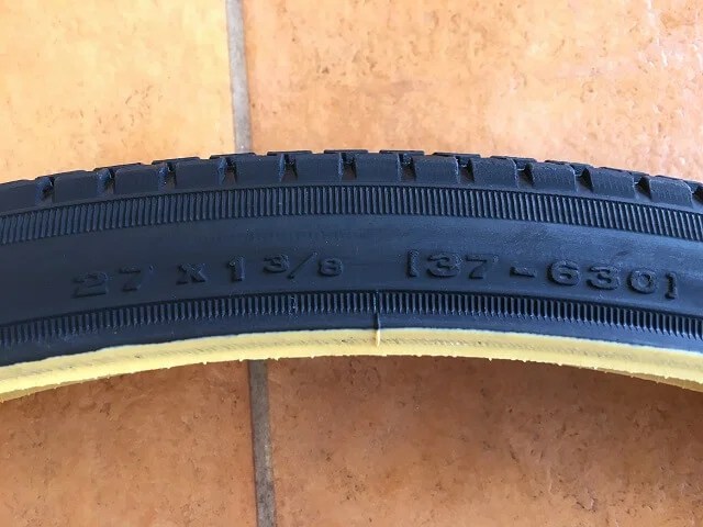 ここを見ればわかる！自転車タイヤサイズの見方