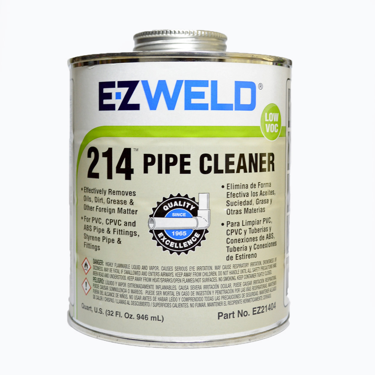 LIMPIADOR TRANSPARENTE PARA PVC EZ WELD 946ml koto tools