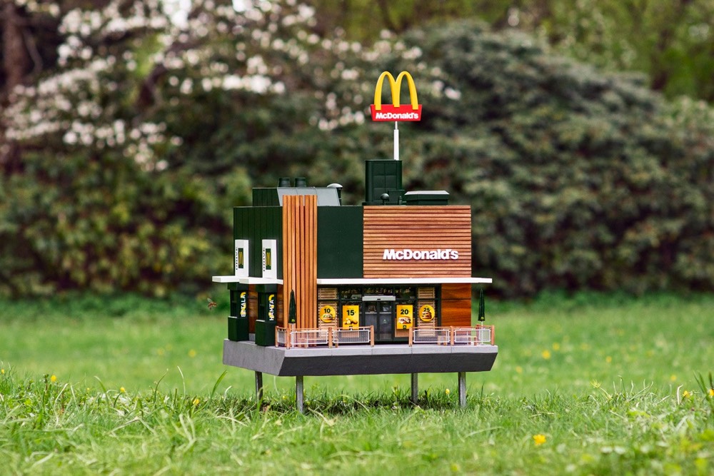 McHive, the World’s Smallest McDonald’s (for Bees)