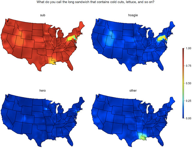 Map Of Dialects In The Us Maps of US linguistic patterns