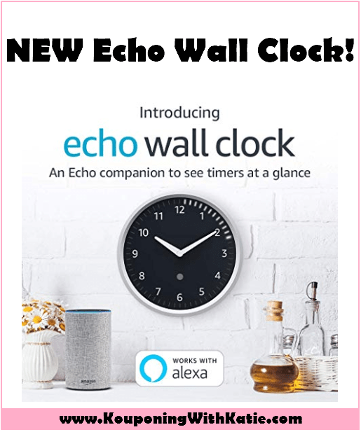 NEW Echo Wall Clock; See All Of Your Timers At A Glance!!! Kouponing