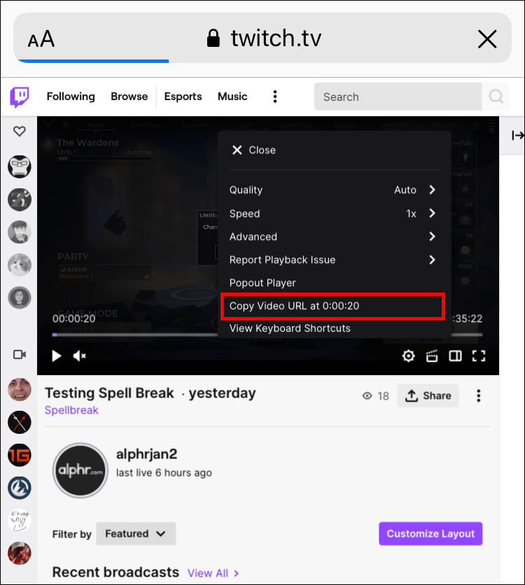 Twitchで自分のまたは他のチャンネルからVOD（ビデオオンデマンド）をダウンロードする方法【ツイッチ】 げむログゲーム実況者になる
