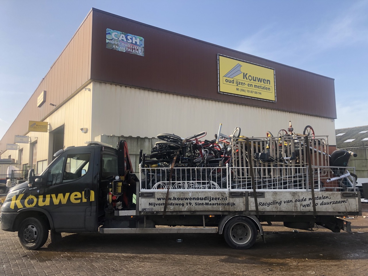 Oud ijzer laten ophalen in Bergen op Zoom