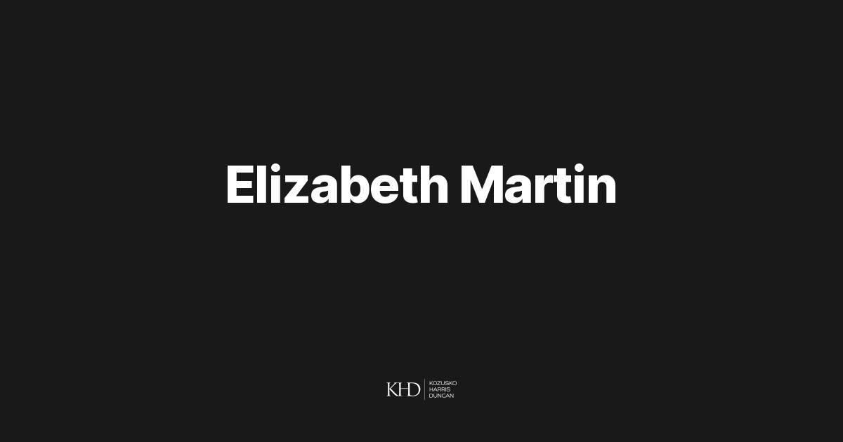 Elizabeth Martin Kozusko Harris Duncan
