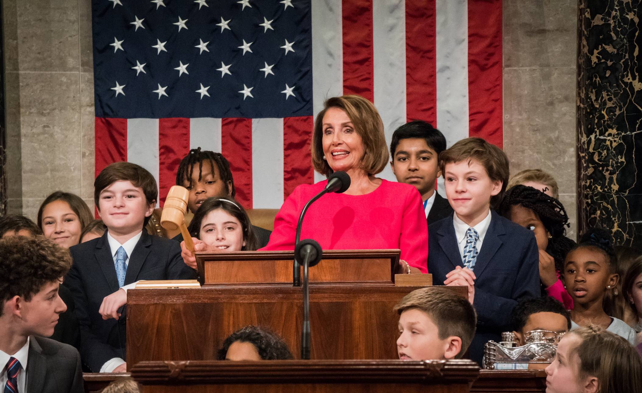 Speaker Pelosi Holds the Gavel Kid Reporters' Notebook Scholastic Inc.