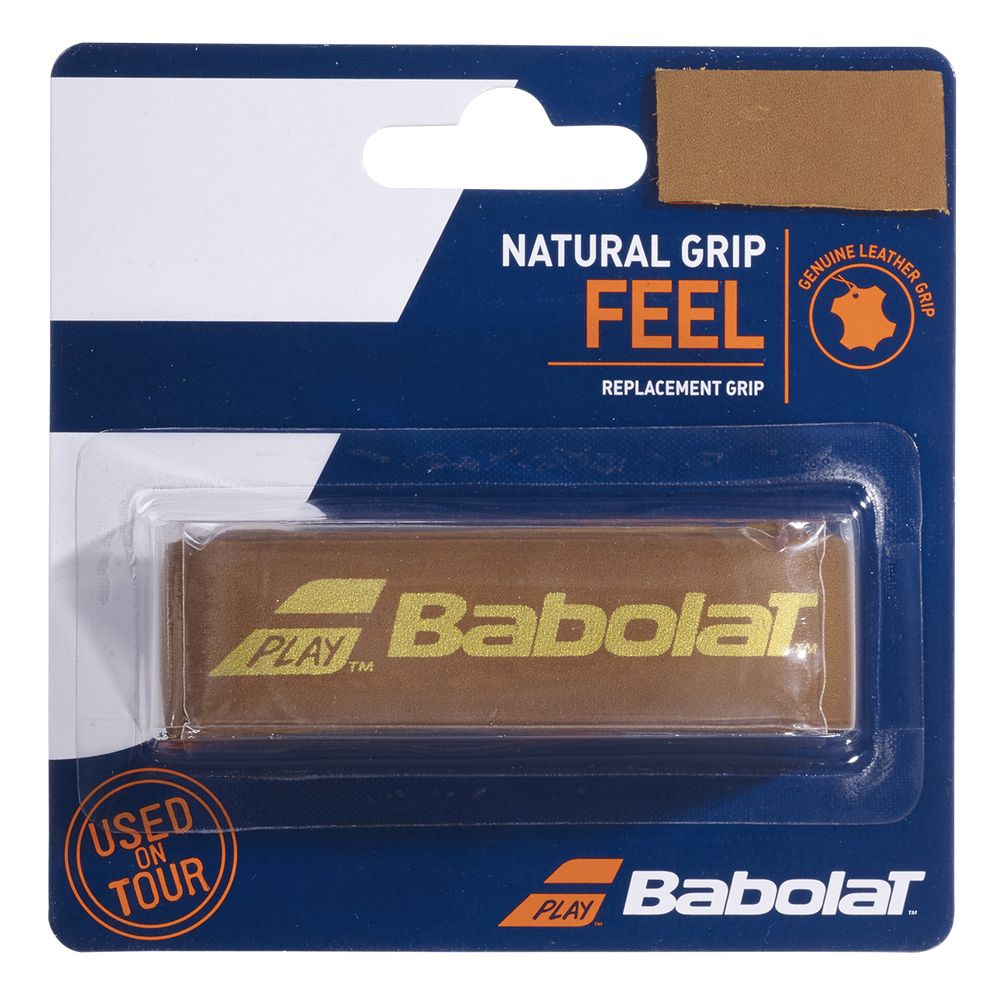 バボラ Babolat テニスグリップテープ 天然素材のグリップ NATURAL GRIP リプレイスメントグリップ 670063 KPI