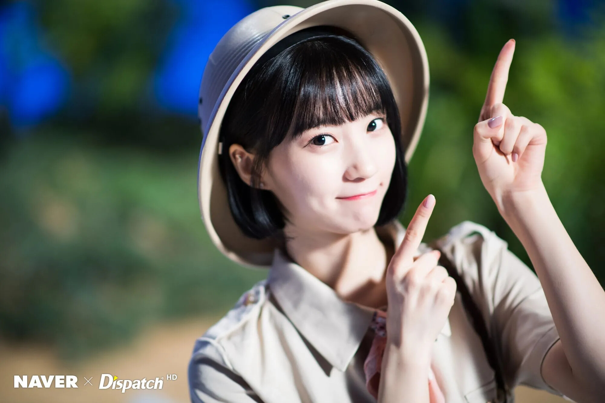OH MY GIRL Binnie 'Banana Allergy Monkey' MV Shoot by Naver x
