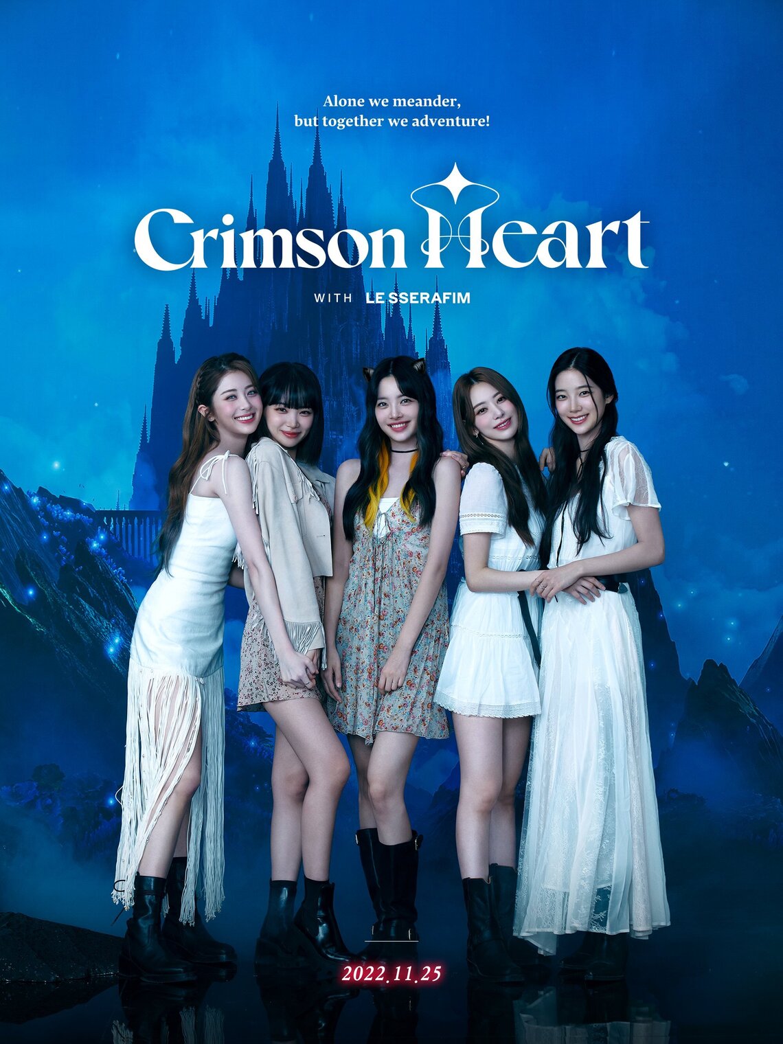 LE SSERAFIM’s Collaboration toon “Crimson Heart” to Be Released on