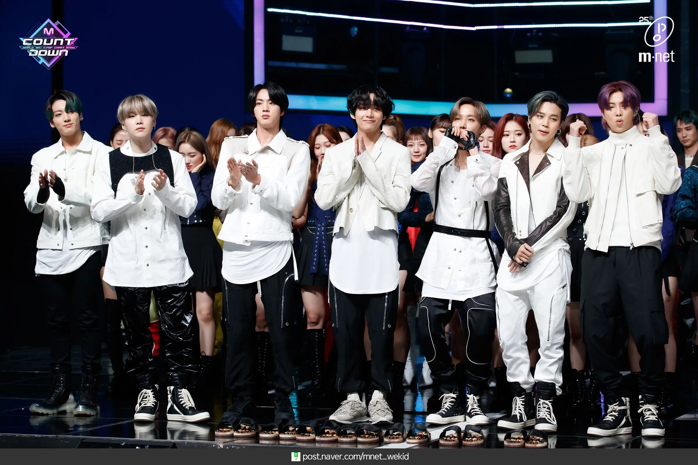 200305 BTS No.1 Encore at M Countdown official photos | kpopping