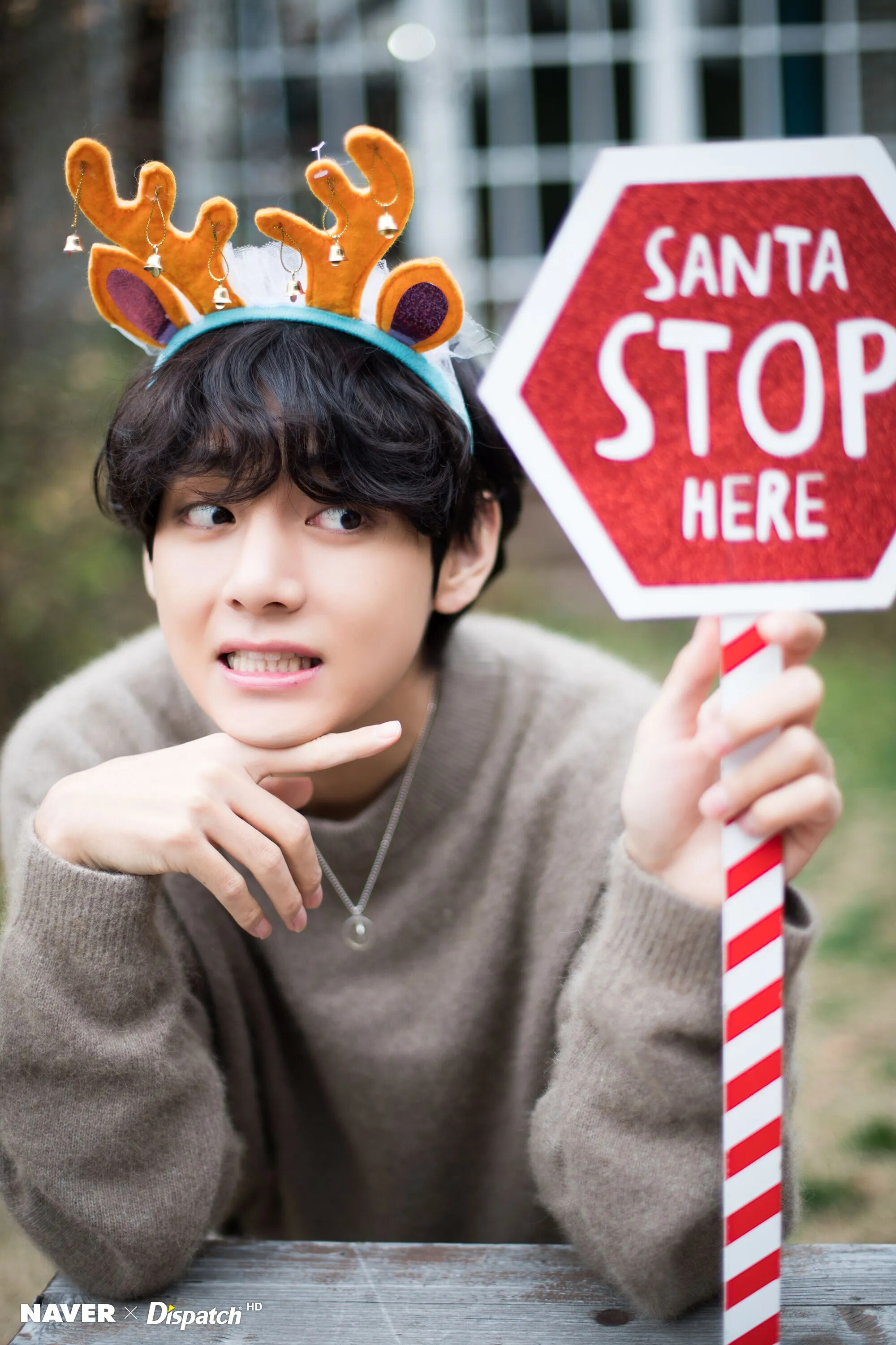 191225 BTS V Christmas photoshoot by Naver x Dispatch kpopping