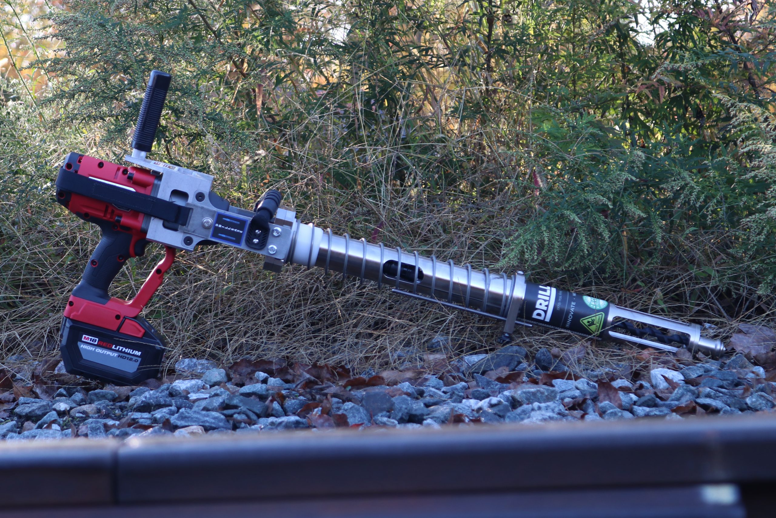 DrillEase Battery Operated Tie Drill K & P Railroad Equipment