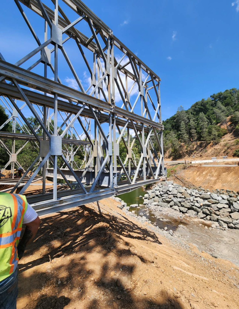 Chimney Rock Rd Temporary Bridge Open 07.03.2023 KPRL Radio 1230AM