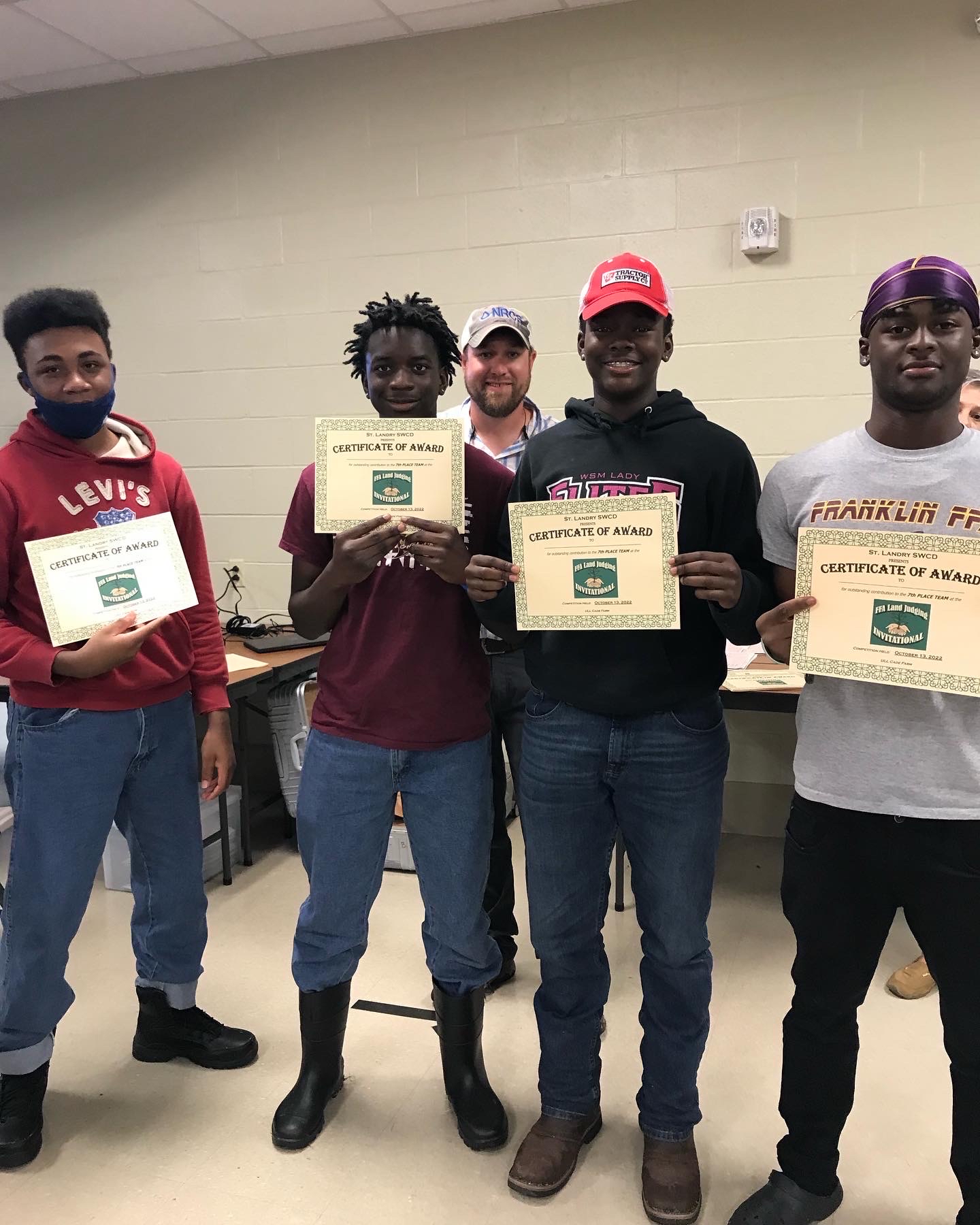 Franklin FFA Wins Invitational Land Judging Career Development Event