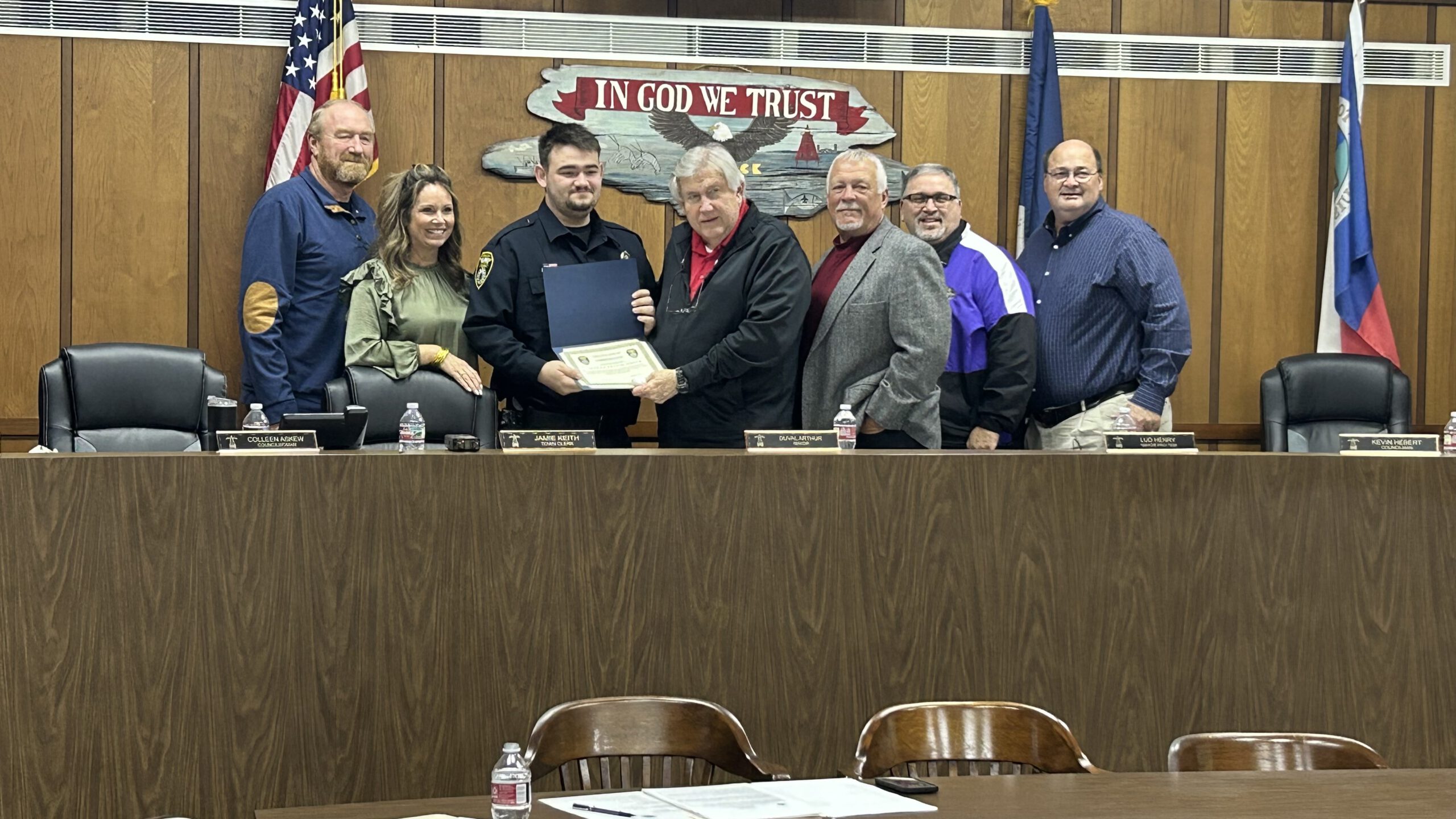 Berwick Police Officer Recognized for Heroic Action After Discovering