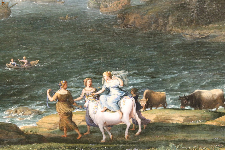 Похищение европы картина лоррен