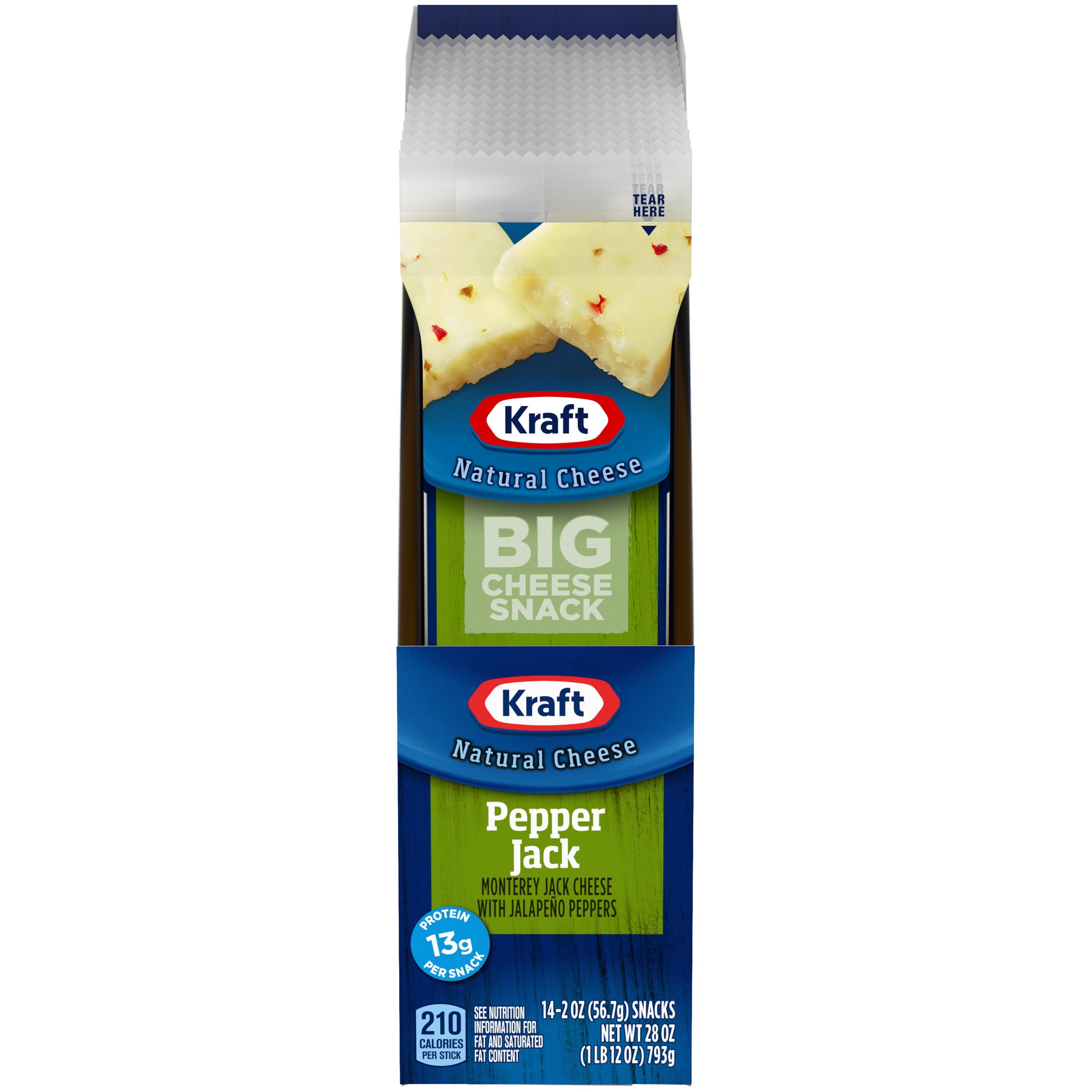 pepper jack 2oz Kraft Natural Cheese