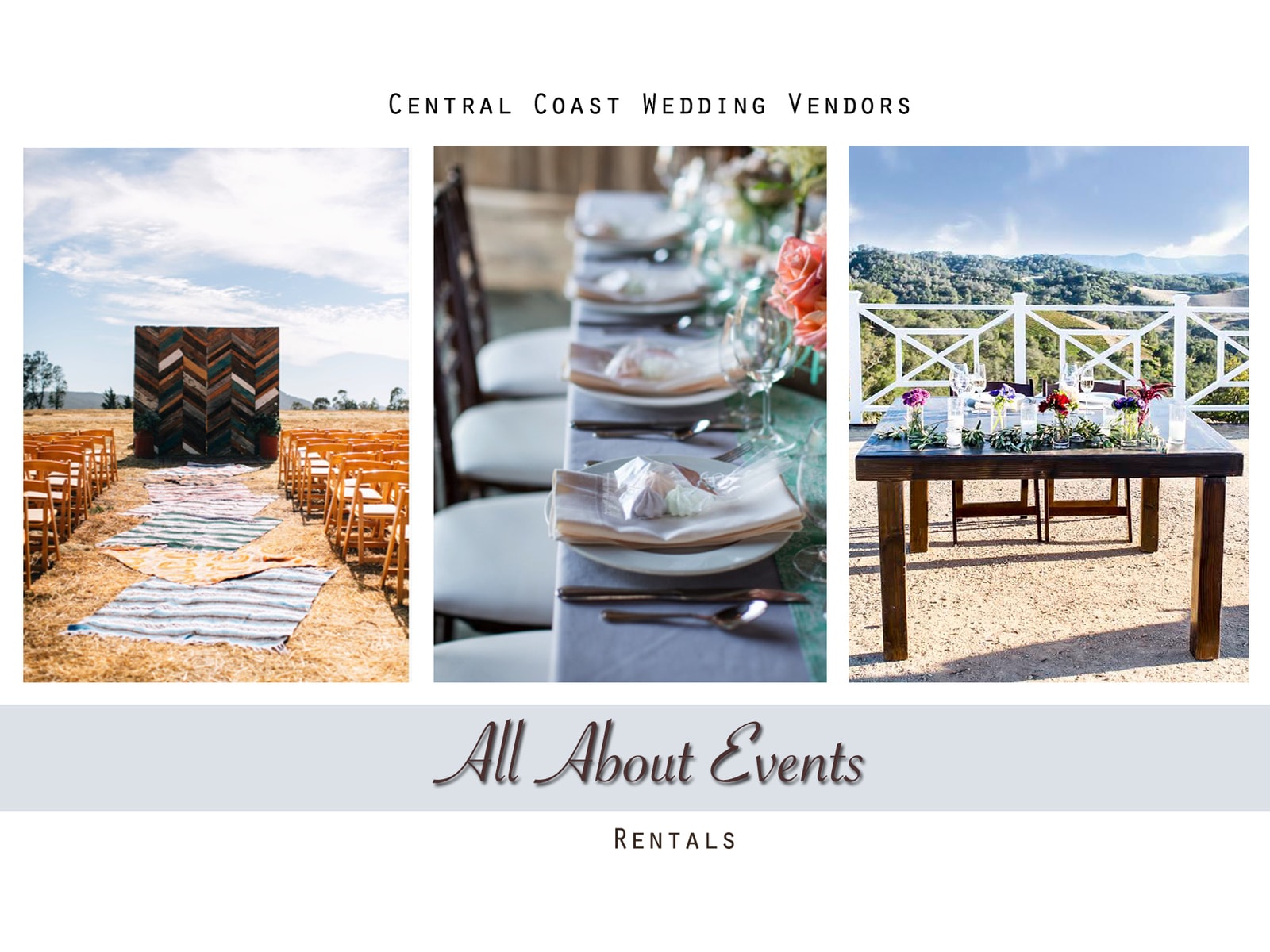 San Luis Obispo Events June 2024 Wedding Destination San Luis Obispo County Kramer Events