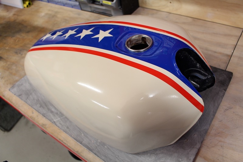 How to paint your motorcycle parts