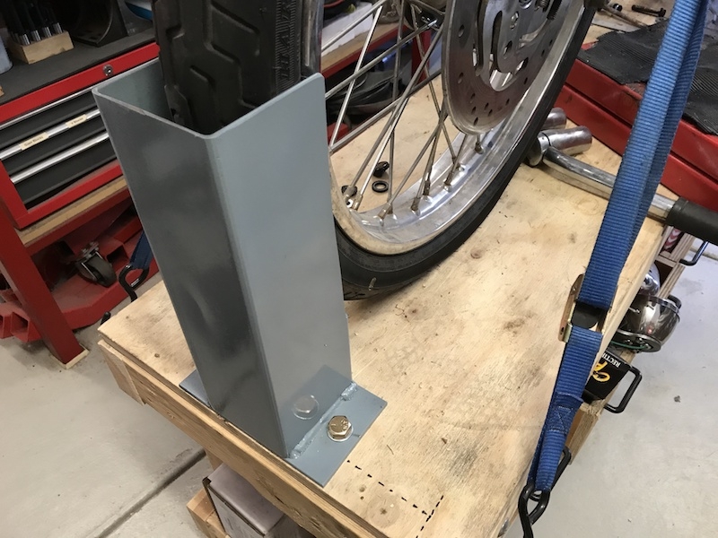 Make Your Own Motorcycle Wheel Chock Reviewmotors.co