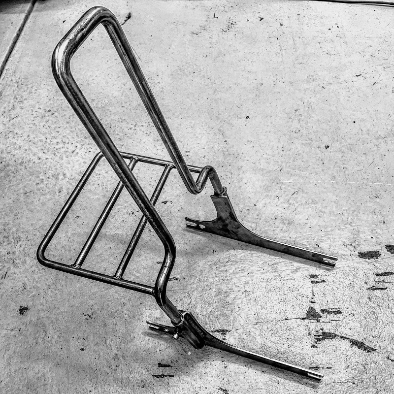 Diy Motorcycle Luggage Rack Homemade Handmade Luggage Rack For A