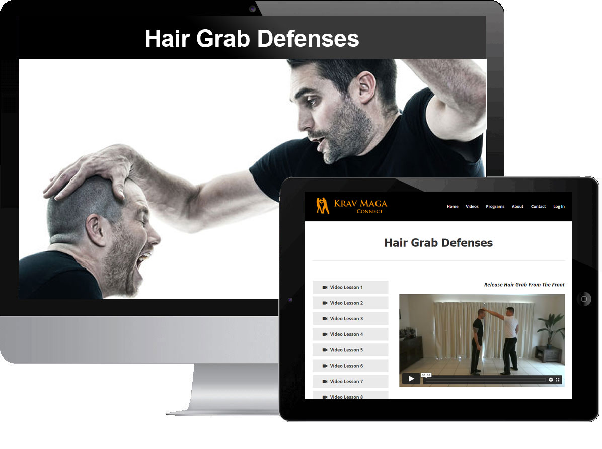 Release Hair Grab From The Front Krav Maga Connect