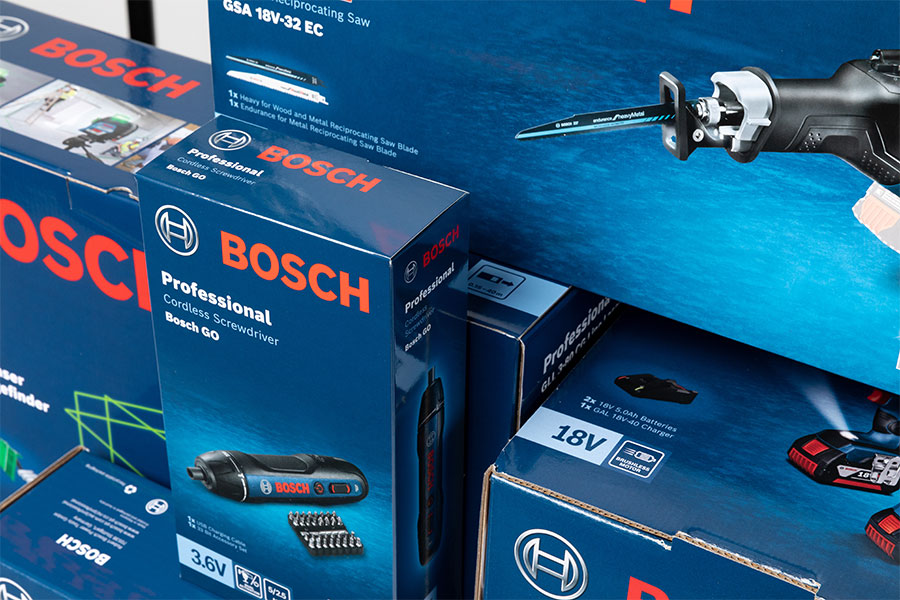Bosch Power Tools Packaging KRD Graphic Design and Multimedia