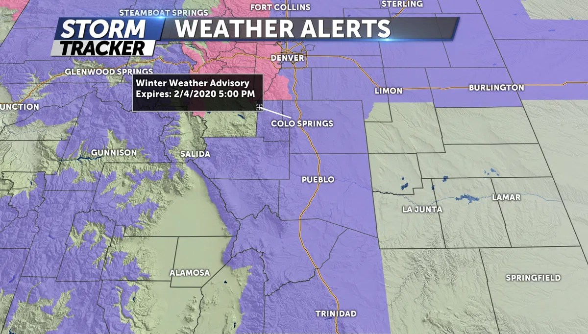 WEATHER ALERT FRIGID TEMPS AND SLICK ROADS THROUGH TUESDAY KRDO