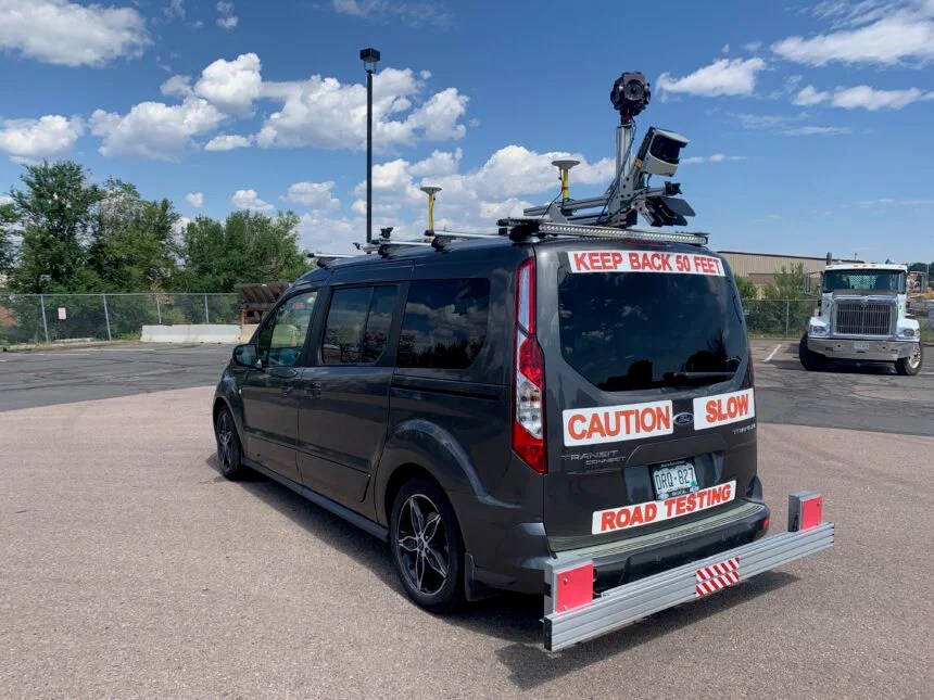 Colorado Springs using hightech vehicle to analyze street, road