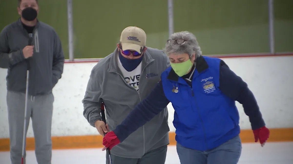 Disabled veterans learn the sport of curling KRDO