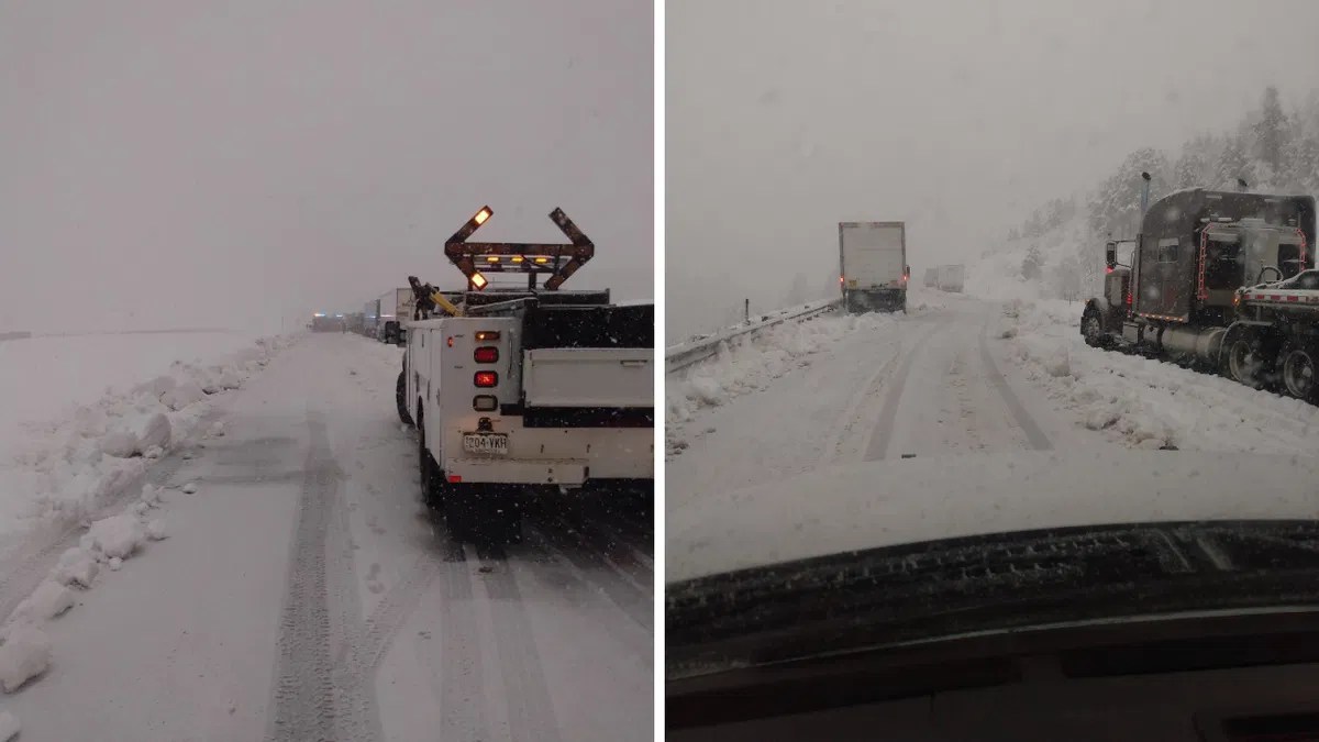Late spring snow closes La Veta Pass for few hours Tuesday morning KRDO