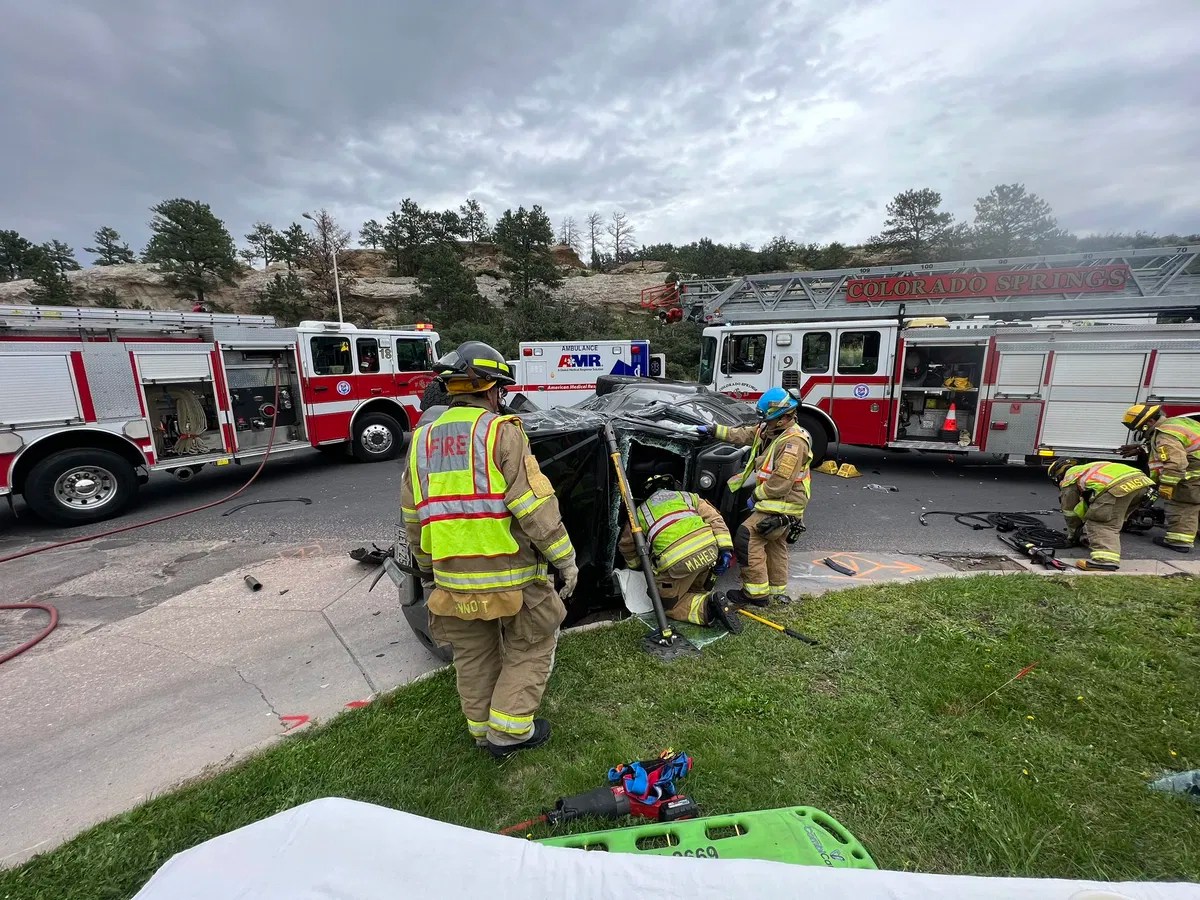 One person is in stable condition after a traffic accident in Colorado