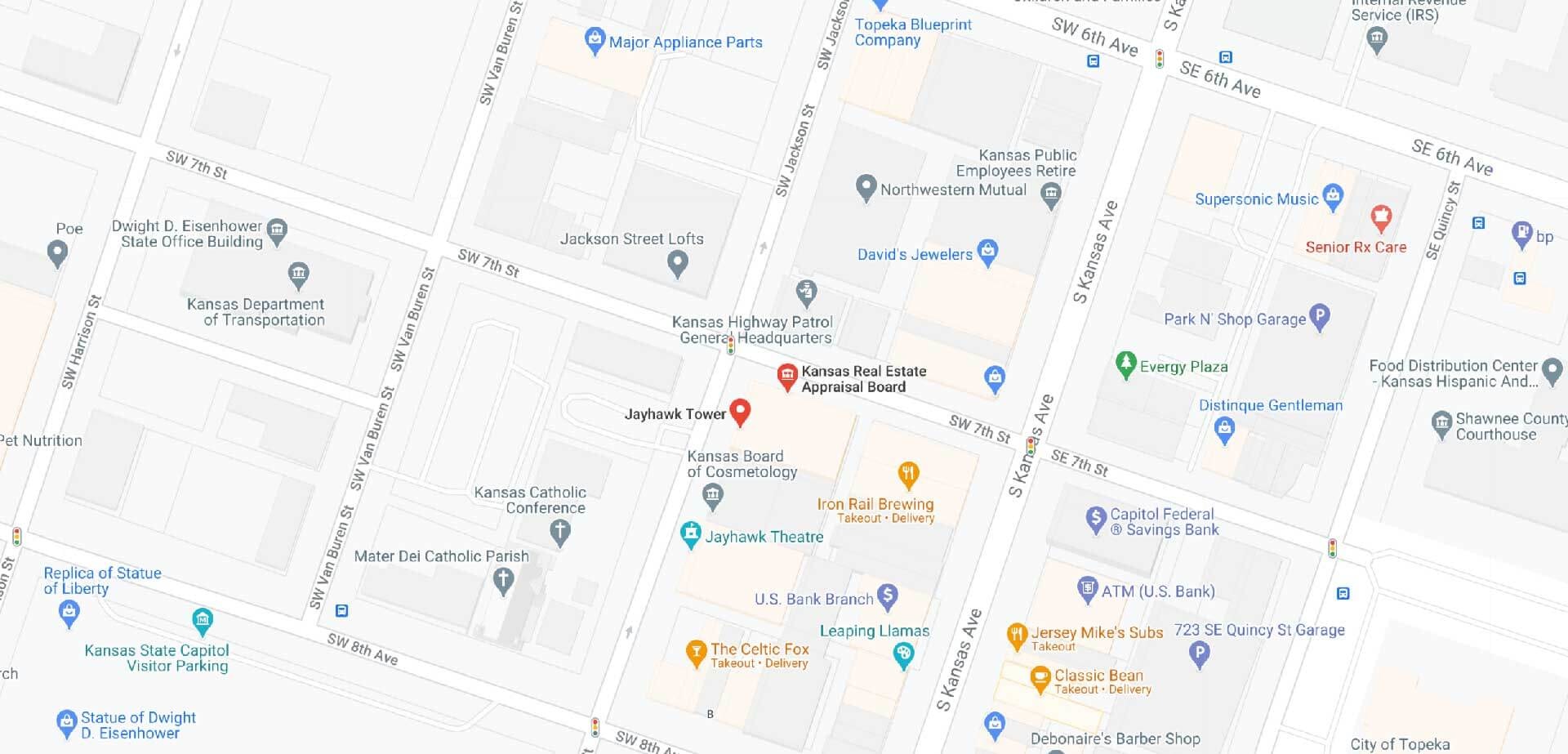 board member contact table Kansas Real Estate Appraisal Board