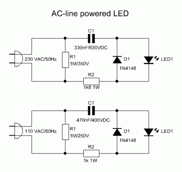 menghidupkan LED dengan tegangan input 220V ac | Irwanzamroni’s Blog
