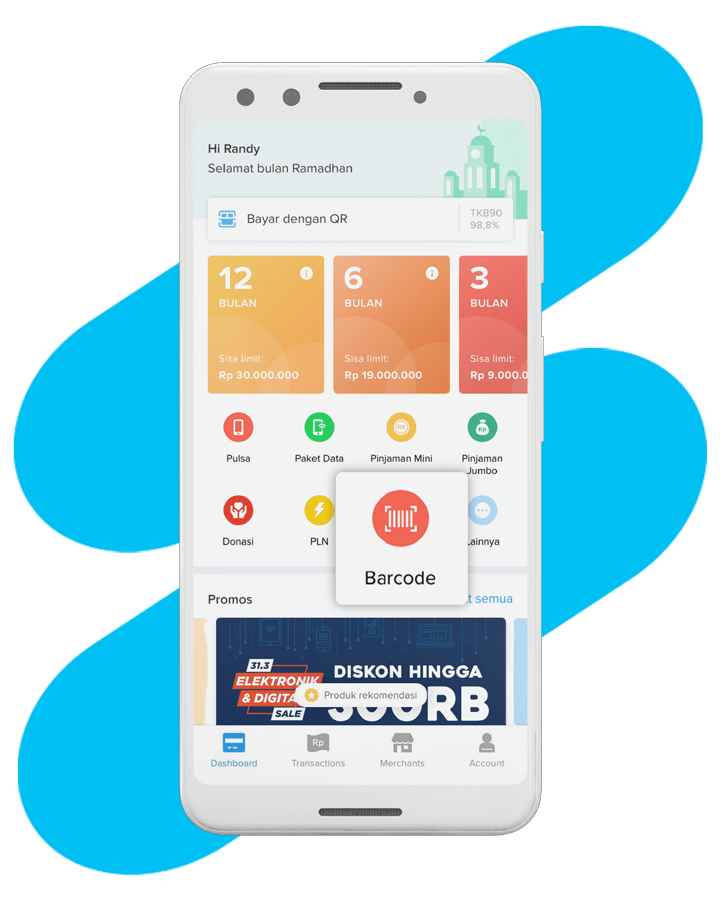 Fitur Barcode Kredivo