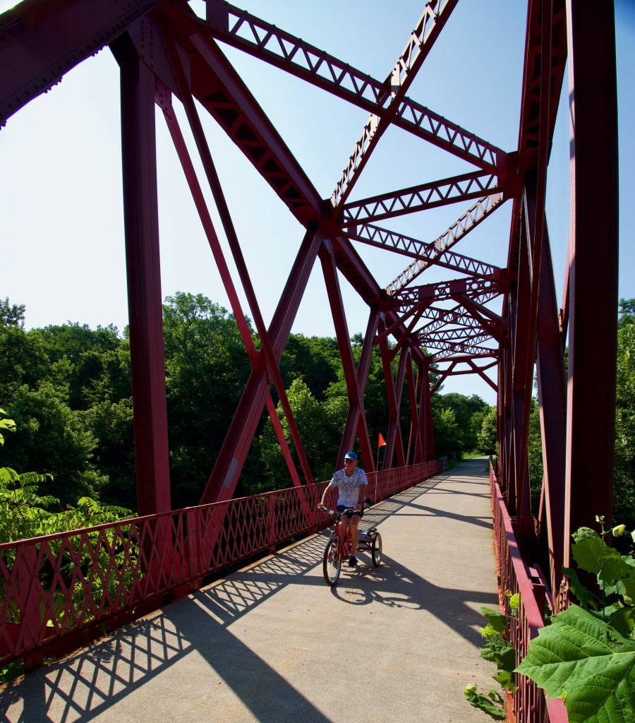 Red Bridge On The Monon Photos by Steve Kremer