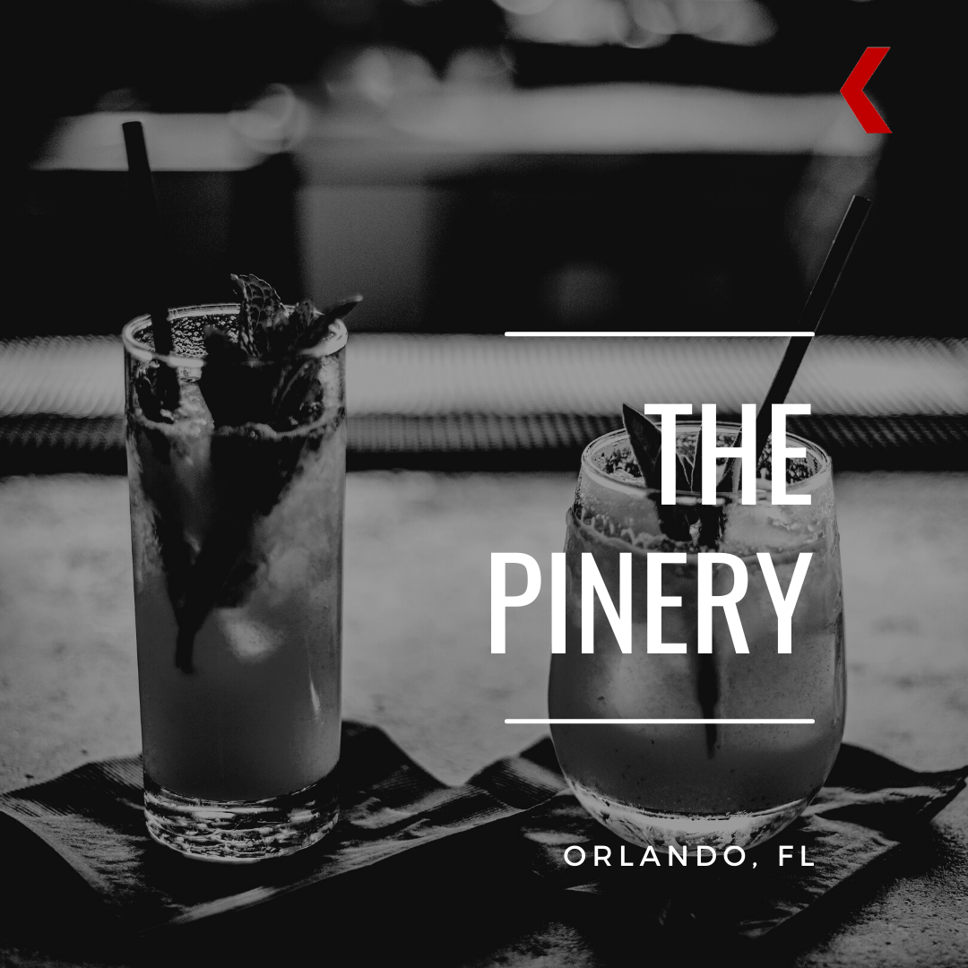 Cocktails at The Pinery in Orlando KRG Hospitality