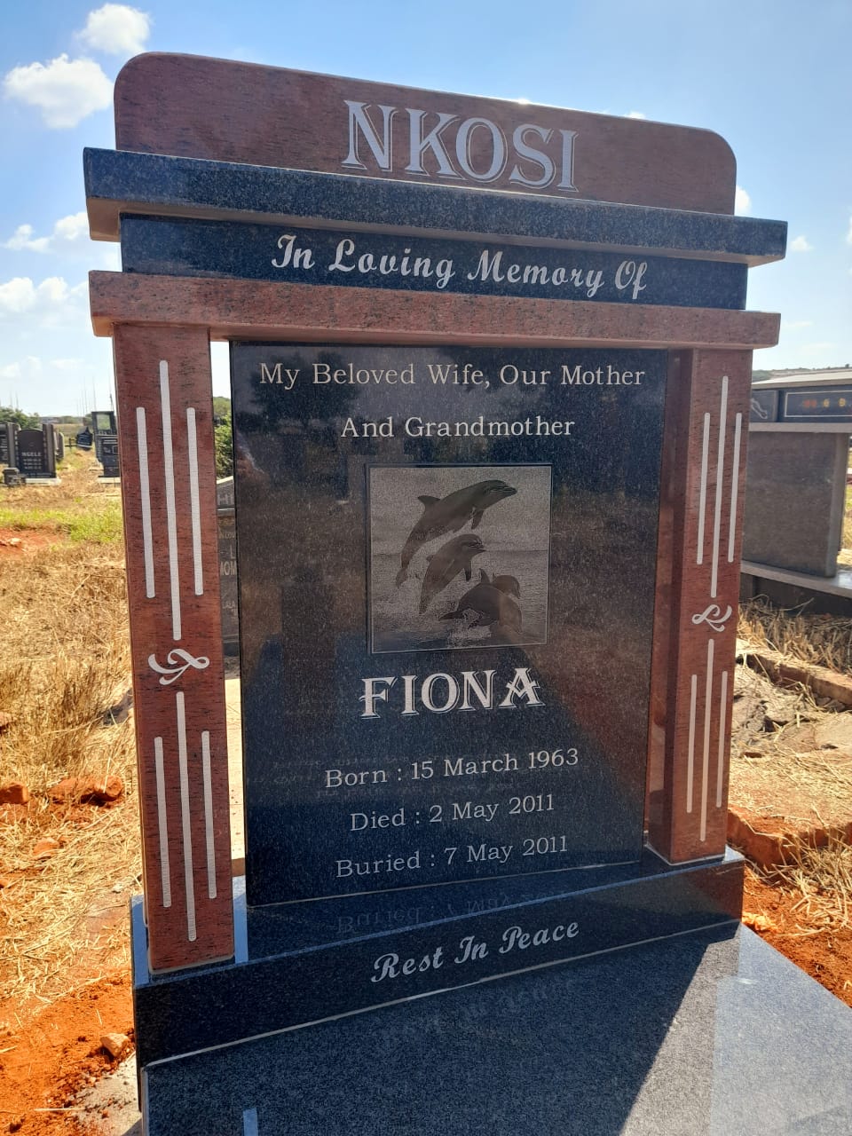 S42 b.) Full Tombstones Volgrafstene, Kopstukke, Baba Grafstene