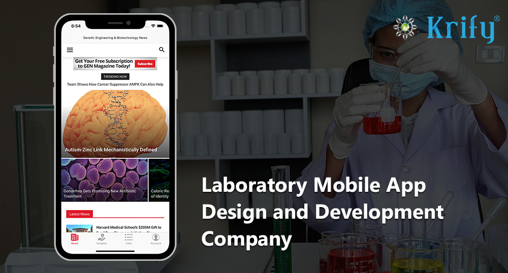 Android iOS Mobile Development Company for Laboratory in UK