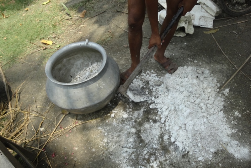Use of Lime in the Fish Pond