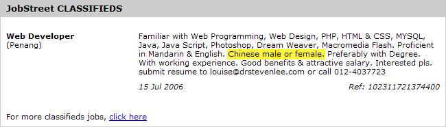 Racial Discrimination in Job Ads Kris Khaira