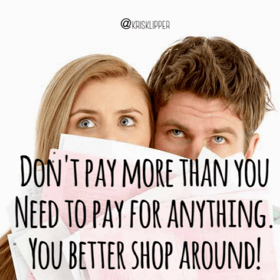 You better shop around… Kris Klipper