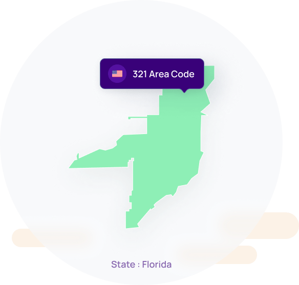 321 Area Code Get Local Phone Number for Orlando, Florida